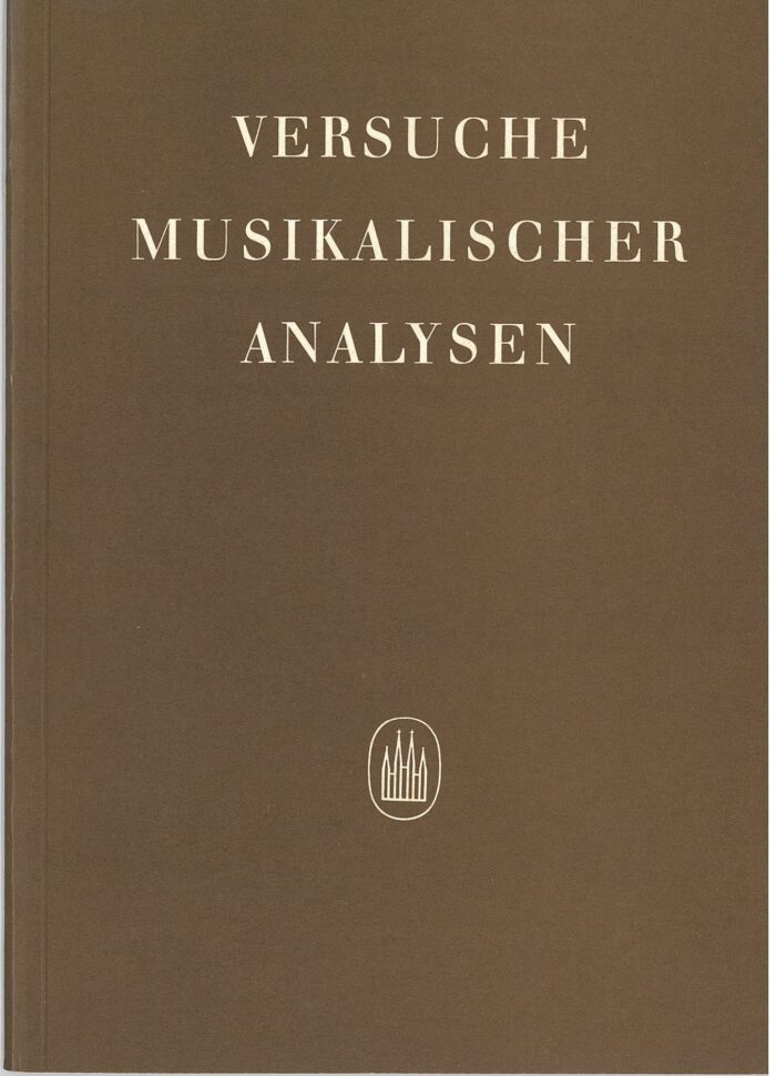 Versuche musikalischer Analysen