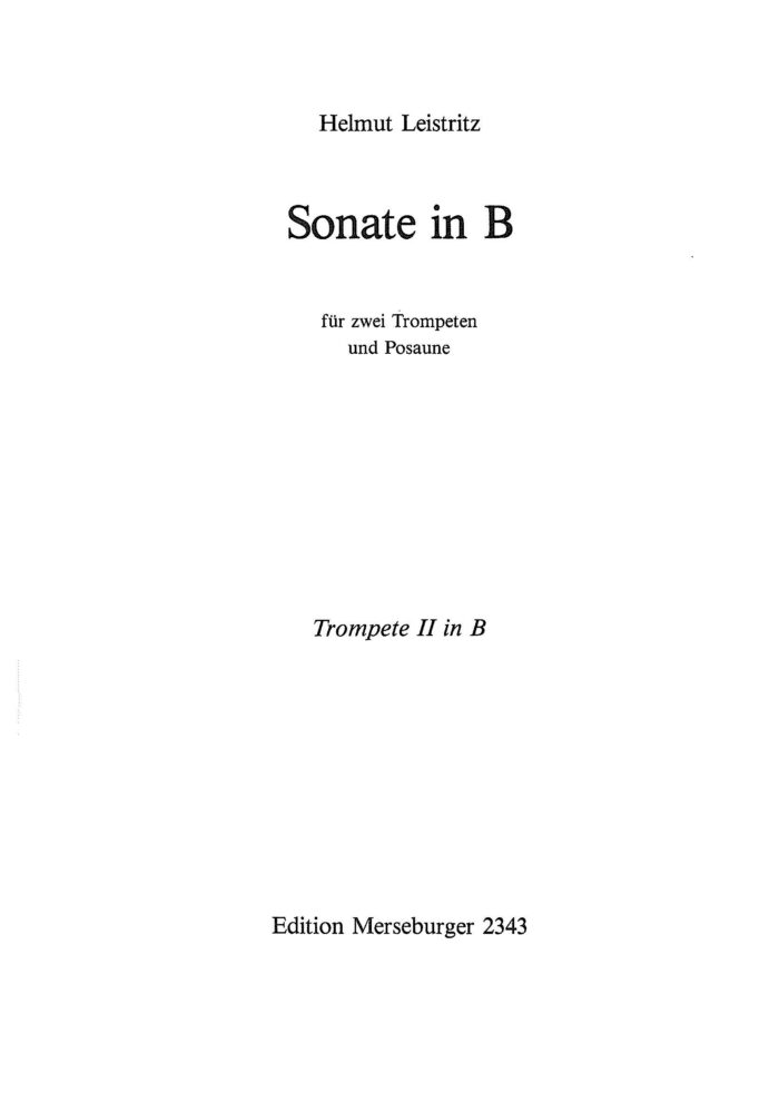 Sonate in B – Bild 5