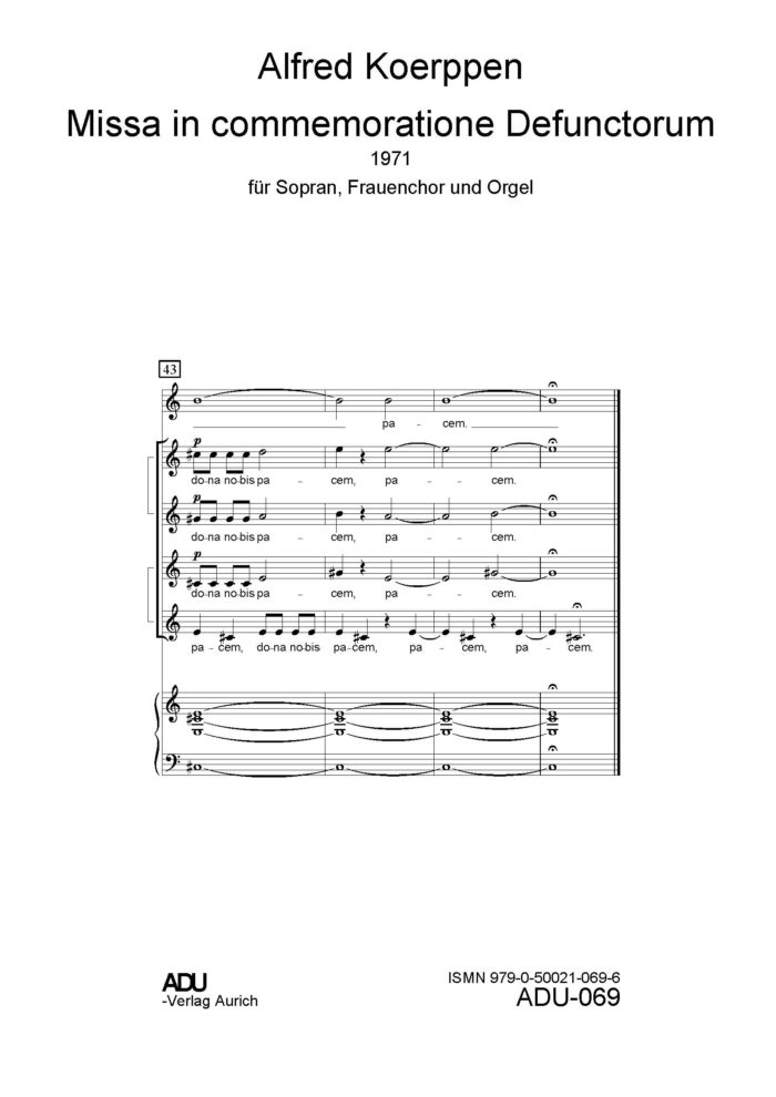 Missa in commemoratione Defunctorum (1971)